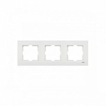 Рамка 3-местная универсальная белая (Турция)