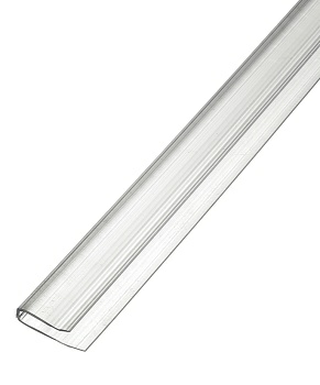 Профиль торцевой прозрачный 2.1м (Россия) Профиль торцевой прозрачный 2.1м (Россия)