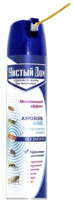 Аэрозоль супер Универсальный 600мл Чистый дом (Россия)