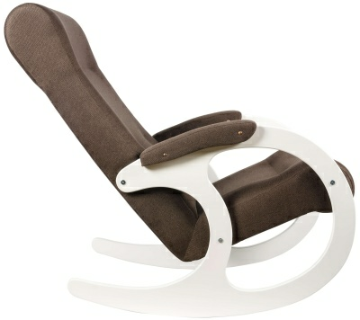 Кресло-качалка Бастион 3 United 8 с белыми ногами (Беларусь)