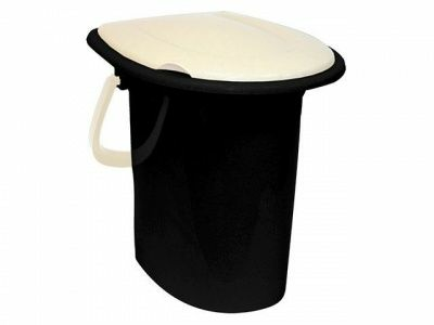 Ведро туалетное 16л (белый ротанг) |купить Практик Борисов