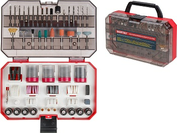 Набор аксессуаров для гравера WORTEX 272 предметов (Китай)