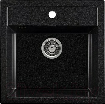 Мойка GERHANS А11 Черная 510х505мм (без сифона) (Беларусь)