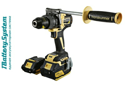 Аккумуляторная дрель Hanskonner HCD18165BLI (Китай) 