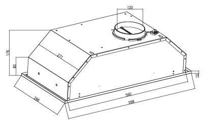 Вытяжка Schtoff TDM 60 Inox (Китай)