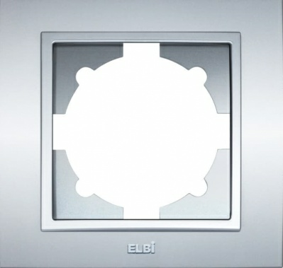 Рамка Zena 1-местная серая (Турция)