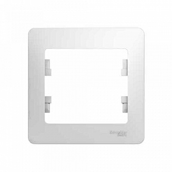 Рамка-1 Glossa горизонтальная (белая) (Латвия)