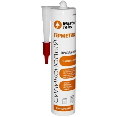 Герметик MasterTeks ProfiMaster силиконовый универсальный 290 мл прозрачный (Россия)