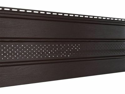 Софит Классический (с частичной перфорацией) Коричневый