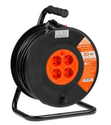 Удлинитель на катушке 30м JP8404-01 Юпитер (Китай)