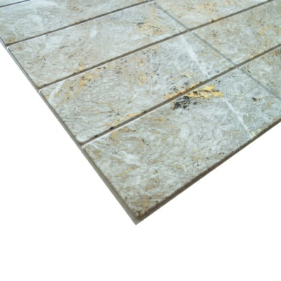 Панель ПВХ Плитка "Травертин золотистый" 957х482мм (Россия)