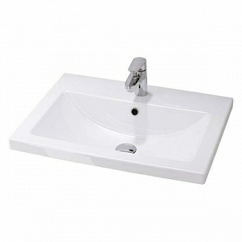 Умывальник мебельный COMO 70 с отверстием без арматуры