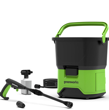 Мойка высокого давления Greenworks 40V GDC40  с аккумулятором и зарядным (Китай)