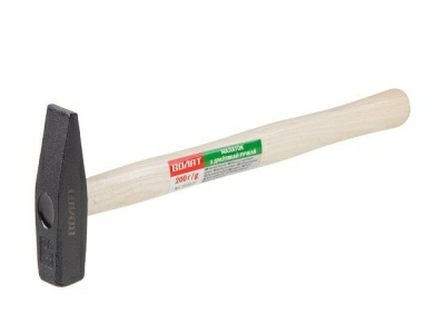 Молоток с деревянной рукояткой ВОЛАТ 0,2 кг (Китай)