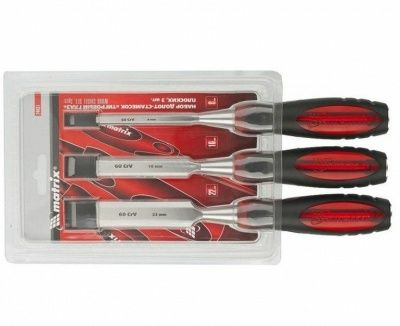 Набор долот-стамесок плоских «Тигровый глаз» 3 шт. 8-16-22мм (Россия)