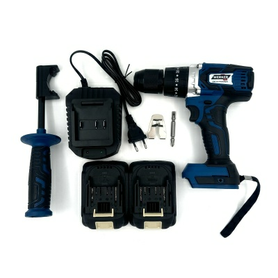 Дрель-шуруповерт аккумуляторная ударная WERKER PRO CDD18Li PowerSync(18В,2х2Ач,ЗУ,чем) (Китай)