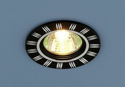 Алюминиевый точечный светильник 5814 MR16 BK/CH черный/хром (Россия) Алюминиевый точечный светильник 5814 MR16 BK/CH черный/хром (Россия)