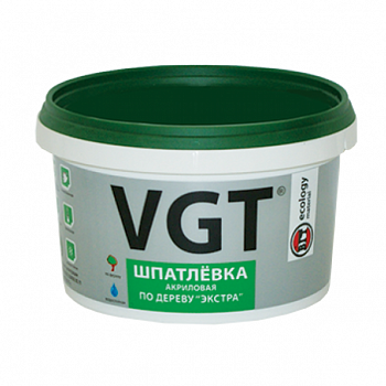 Шпатлевка VGT ЭКСТРА по дереву в Борисове