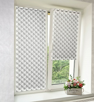 Штора рулонная СРШ-01М-25814 Кубо 3D серый (Беларусь) 