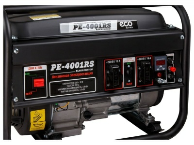 Электростанция (генератор бензиновый) ECO PE-4001RS "Black Edition" (Китай)