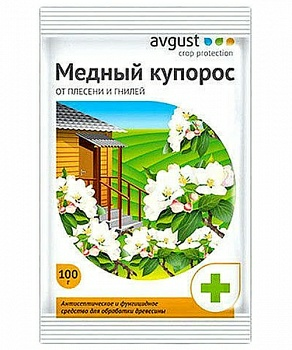 Антисептическое средство медный купорос (Август) 100гр 