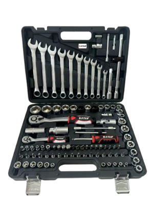 Набор торцевых головок 1/4" и 1/2" и ключей 97 предметов STAB (Тайвань)