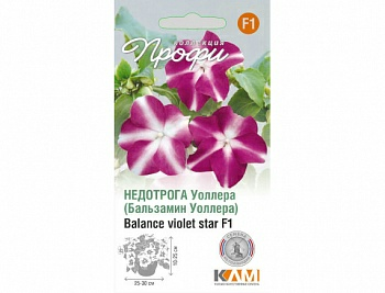 Бальзамин Уоллера Баланце Виолет Стар F1 (10 шт) (Нидерланды)