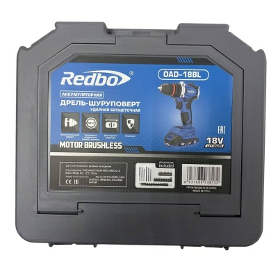 Аккумуляторная дрель REDBO OAD-18BL (Китай) 