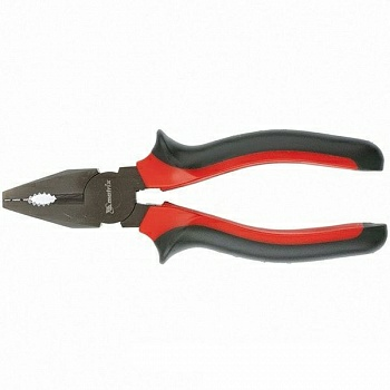 Плоскогубцы Black Nickel 160мм, комбинированные, двухкомпонентные рукоятки MATRIX (Россия)