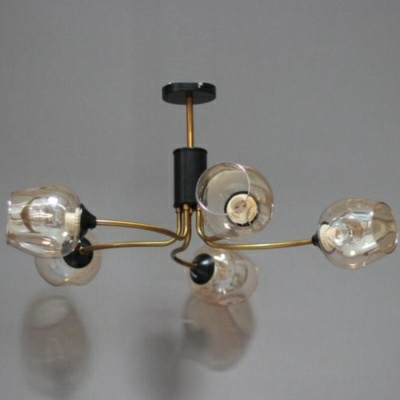 Светильник подвесной НCБ 04-5х60-221 Сфера 013-5 черный бронза (Беларусь)