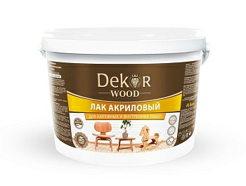 Лак акриловый универсальный глянцевый DEKOR