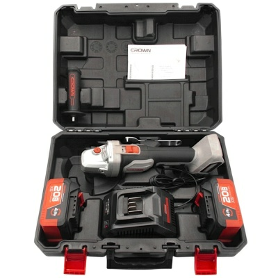 Аккумуляторная углошлифмашина CT23026-125HXS-4 BMC CROWN (Китай)