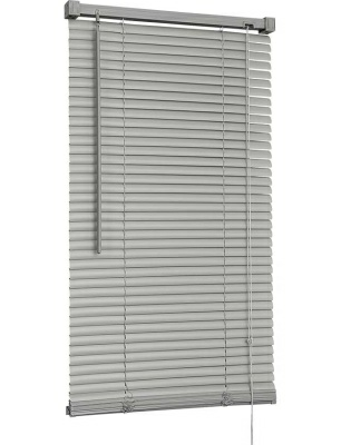 Жалюзи ПВХ DELFA  NO.RF-M-001 серебро 40/160 (Беларусь)