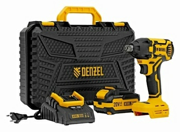 Аккумуляторный гайковерт ударный  Denzel CIWH-BL-20-350 (Китай)