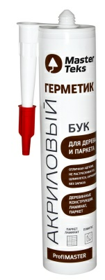 Герметик MasterTeks ProfiMaster акриловый для дерева и паркета 290мл бук (Россия)