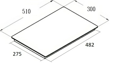 Электрическая варочная поверхность индукционная I3H02B Black (Китай)