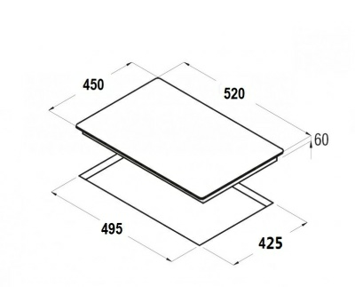 Электрическая варочная поверхность индукционная IT4603 White (Китай)