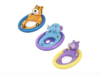 Игрушка надувная для плавания поливинилхлорид детская "Животные" 81*56 см арт. 34058 (Китай)