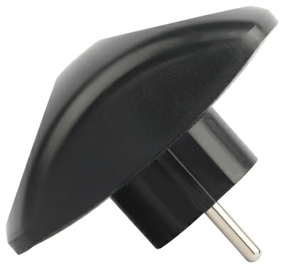 Разветвитель электрический (тройник) ЭРА SPx-2-B на 2 розетки без заземления 10А черный (Китай)