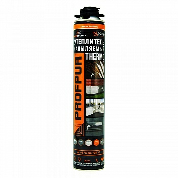 Утеплитель напыляемый PROFPUR THERMO 890 мл (Беларусь)|купить Практик Борисов