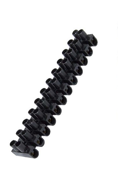 Зажим винтовой ЗВИ-10 полипропилен 1,5-6мм2 100°С черный TDM (Россия)