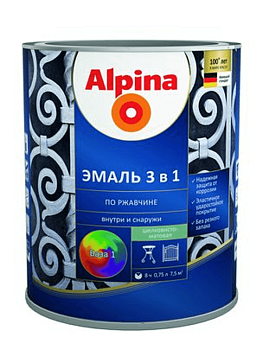 Эмаль Alpina по ржавчине в Борисове