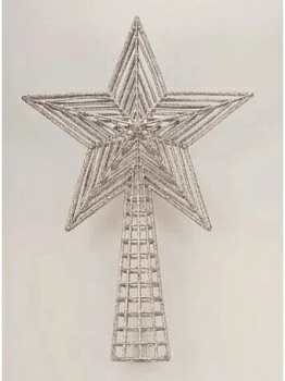 Новогоднее украшение Ausini "Звезда на елку" 45см*28см (Китай)