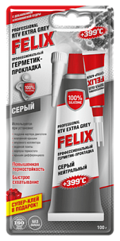Герметик-прокладка FELIX серый 100г (Россия)