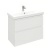 Тумба Laparet подвесная Optimum Slim 80 под умывальник Moduo Slim 80, белый глянец (Беларусь)