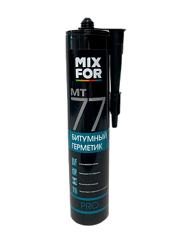 Герметик битумный для кровли MIXFOR МТ-77 черный 310мл (Россия)