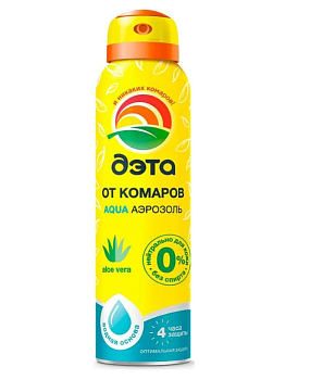 Аэрозоль от комаров ДЭТА АКВА 150 мл (Россия)