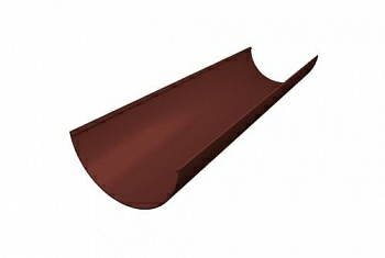 Желоб 120/87 мм 3м английский ПВХ Grand Line стандарт (Россия)