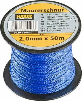 Шнур каменщика HARDY 1,3мм*50м (Польша)