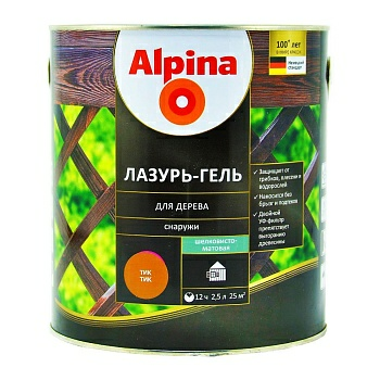 Лазурь-гель для дерева Alpina в Борисове